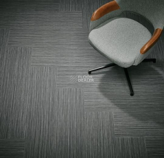 Flotex Seagrass planks 111004 Charcoal фото 3 | FLOORDEALER